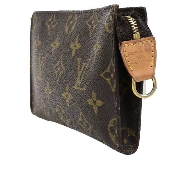 LOUIS VUITTON LV Bucket PM Clutch Pouch Bag Monogram Leather France 05FA375 - Picture 13 of 15